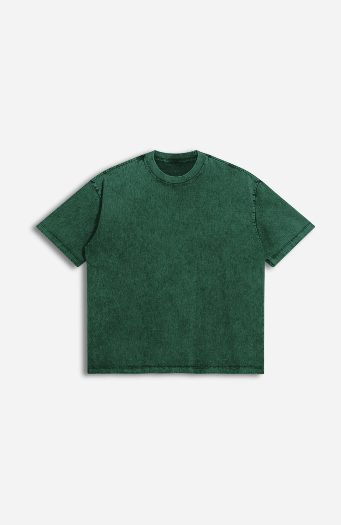 GREEN ACID WASH TEE