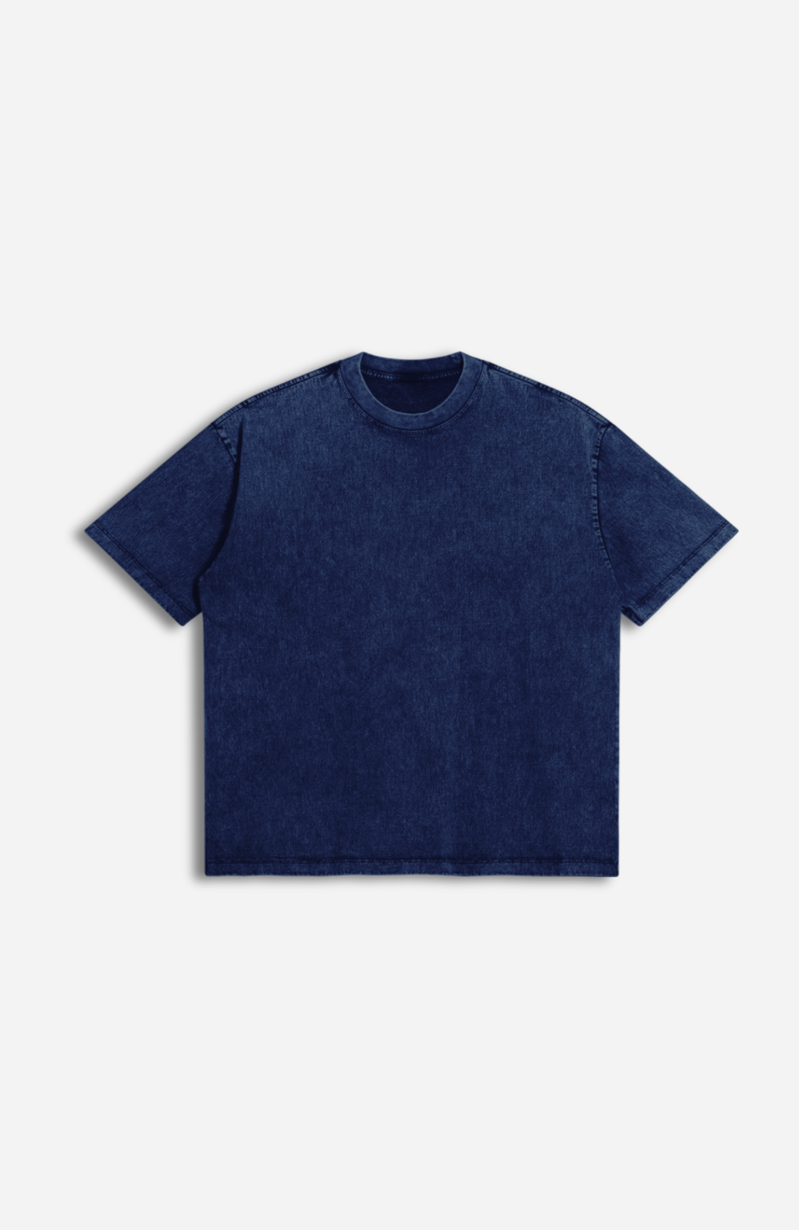 BLUE ACID WASH TEE