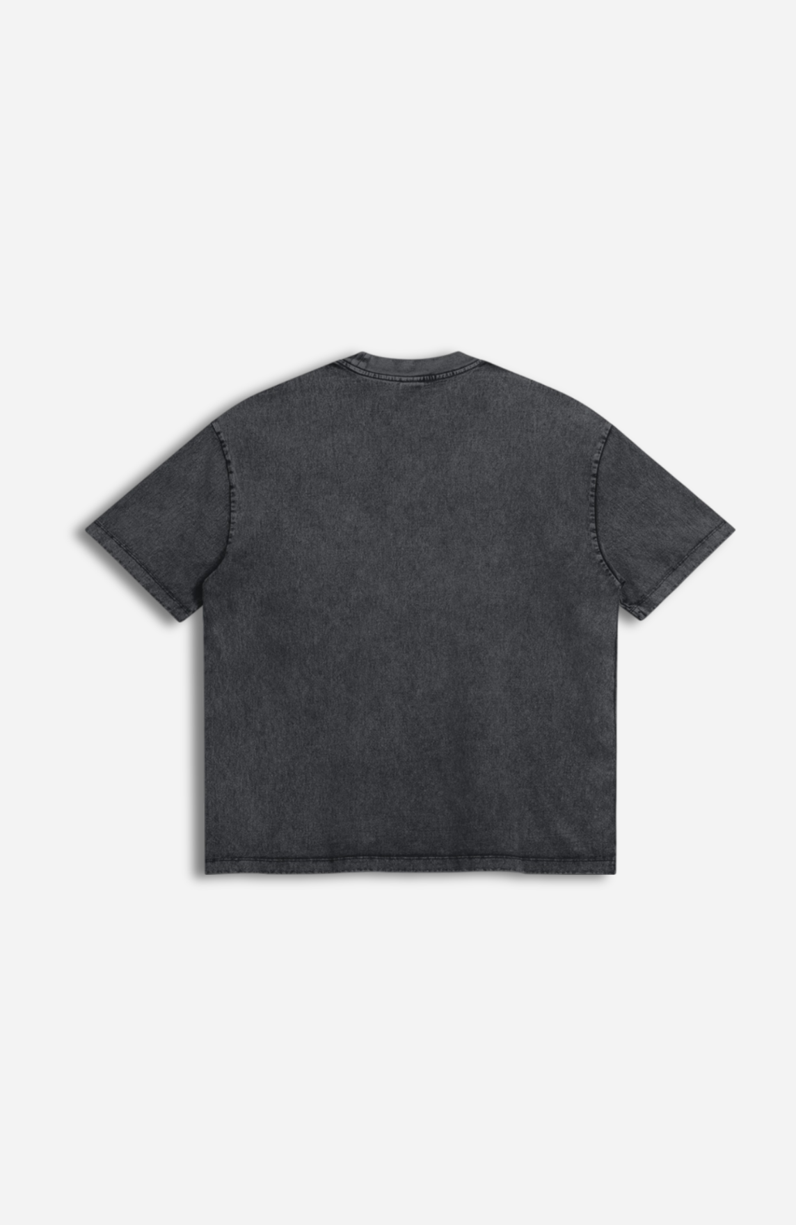 BLACK ACID WASH TEE