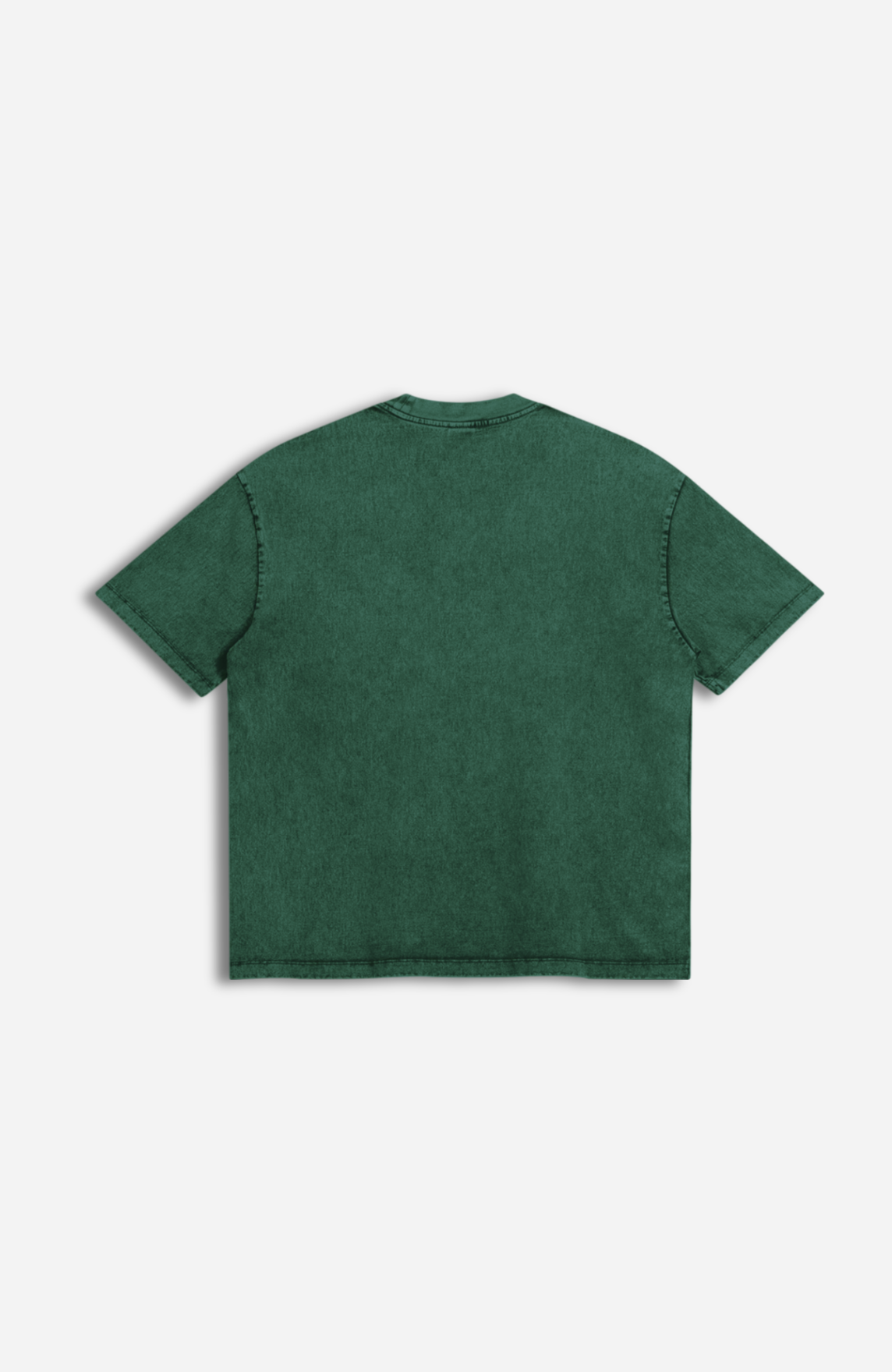 GREEN ACID WASH TEE